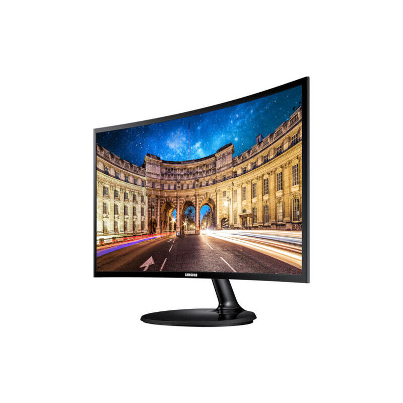 Monitor Reacondicionado Samsung 27" Lc27f390fhuxen Curvo 250 Cd/M 3000:1, 4 Ms Hdmi D-Sub 15 Pines 1 Año De Garantia