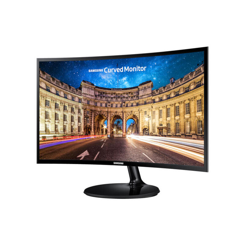 Monitor Reacondicionado Samsung 27" Lc27f390fhuxen Curvo 250 Cd/M 3000:1, 4 Ms Hdmi D-Sub 15 Pines 1 Año De Garantia