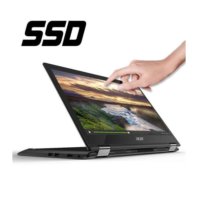 Portatil Reacondicionado Acer Spin 3 Sp314-51 I3-6006u 14"Fhd Ips Táctil 4gb 256 Gb Ssd Teclado Frances W11 Pro Instalado 1 Año De Garantia