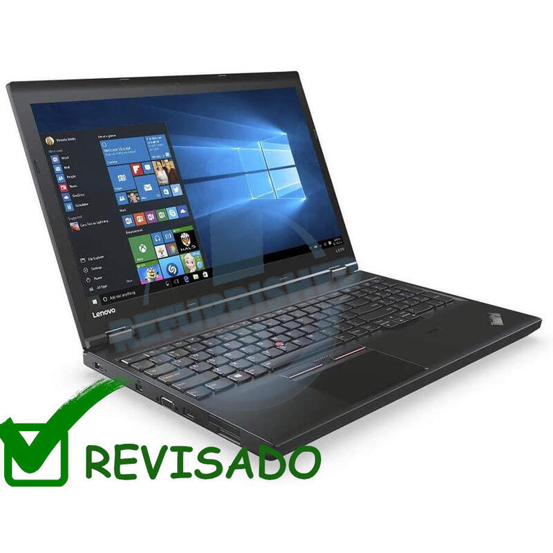 Portatil Reacondicionado Lenovo Thinkpad L570 I5-7200u 8gb 256gb Ssd 15.6" Drw W10p Instalado Teclado Español Negro Grado B 1 Año De Garantia
