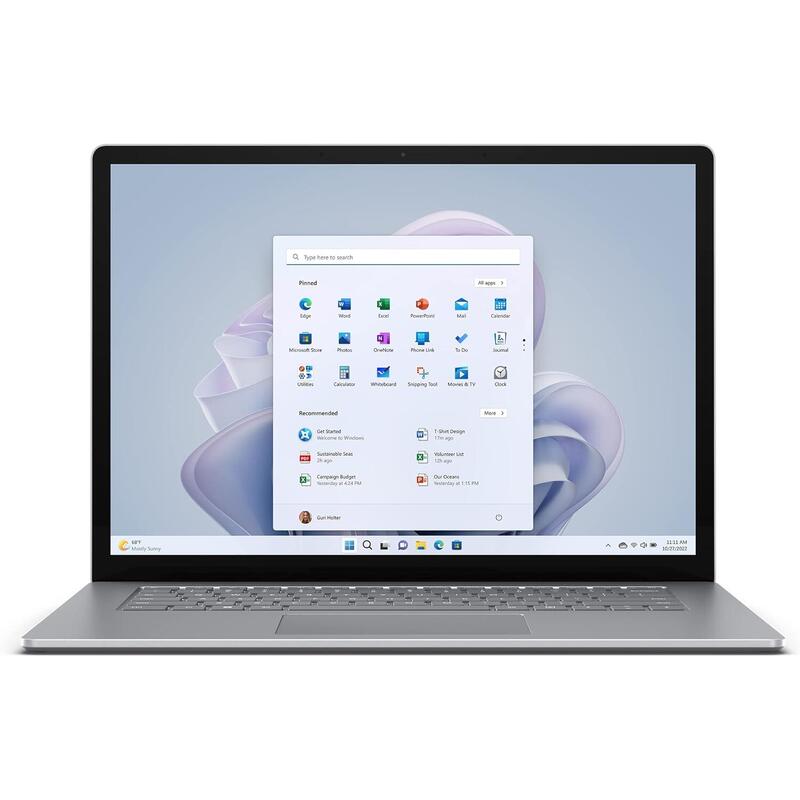 Reacondicionado Microsoft Surface Laptop 5 1979 I7-1265u 8gb 256gb Ssd 15" Tactil W11pro Instalado Teclado Español Grado B 1 Año De Garantia.