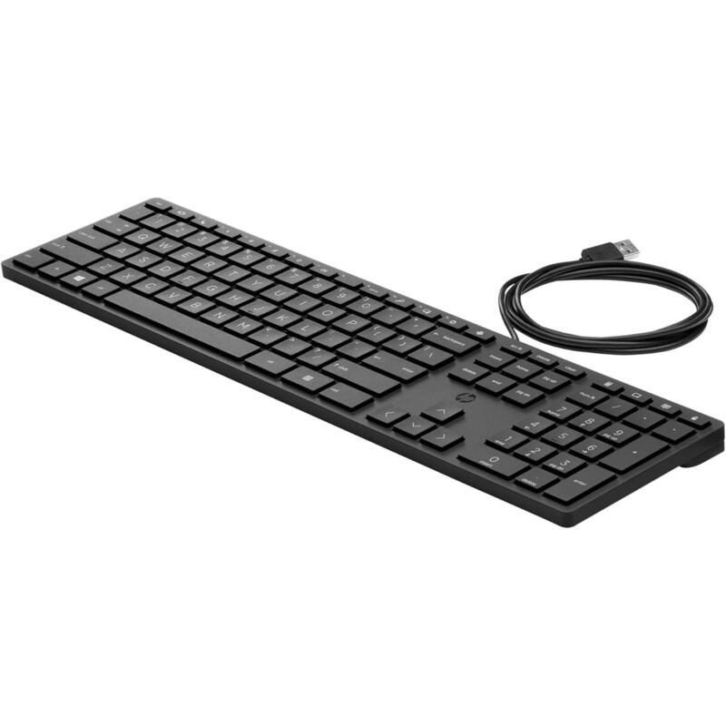 Teclado Reacondicionado Hp Wired Desktop 320k Hsa-C001k Español (Qwerty) Negro Con Cable Usb L96909-071 1 Año De Garantia