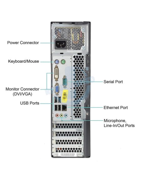 Pc Reacondicionado Lenovo M71 Sff,i3-2100,4gb,250b, Dvdrw Coa W7 6 Meses De Garantia