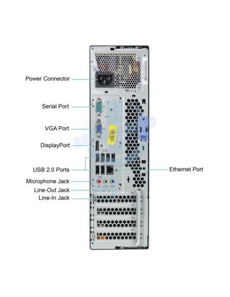 Pc Reacondicionado Lenovo M81 Sff I3 2130 4gb 250gb Odd Coa W7 6 Meses De Garantia