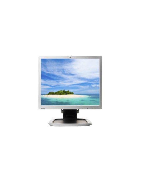 Monitor Reacondicionado Hp 19'" L1950  Lcd Vga Dvi Plata 1 Año De Garantia