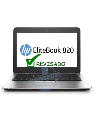 Portatil Reacondicionado Hp Elitebook 820 G3 I5-6300u 8gb 256gb-ssd 12.5"hd Taras Marcadas Estéticas W10p Instalado Teclado ...