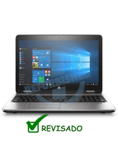 Portatil Reacondicionado Hp 650 G3 I5-7200u 8gb 256gb Ssd Dvdrw 15.6"fhd/w10p Instalado  Golpe Grande En Carcasa 1 Año De Ga...