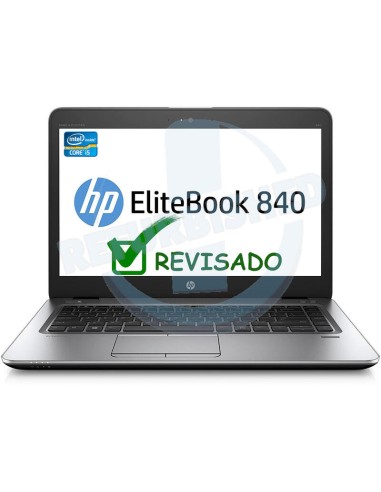 Portatil Reacondicionado Hp Elitebook 840 G3 I7-6500u 8gb 256gb Ssd 14"hd W10p  Instalado Teclado Español 1 Año De Garantia...