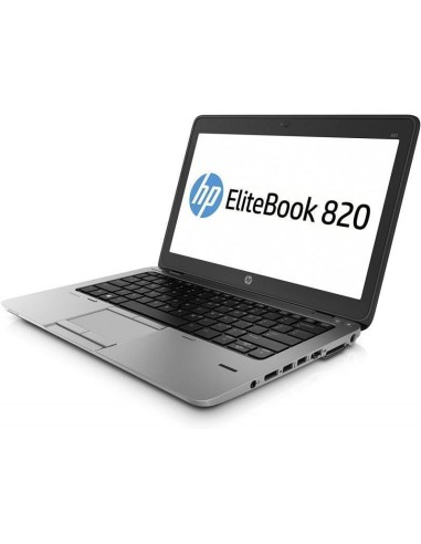 Portatil Reacondicionado Hp Elitebook 820 G2 I7-5600u 8gb 256gb Ssd 12.5" Fhd W11p Instalado Teclado Italiano 1 Año De Garan...