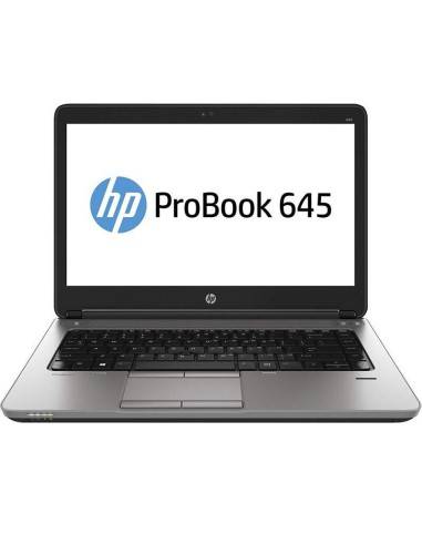 Portatil Reacondicionado Hp Probook 645 G3 Amd Pro A6-8530b R5 8gb  256gb-ssd 14" W10 Pro Instalado Teclado Español  Pequeñ...