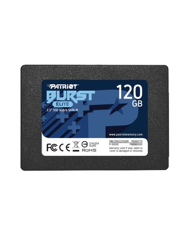 Disco Ssd Patriot Burst Elite 2,5 120gb Sata3 450/320, 40k /40k, 50tbw