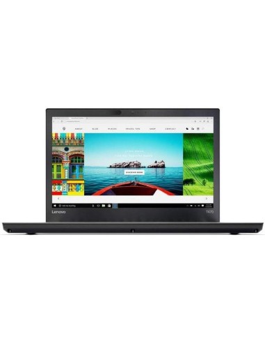 Portatil Reacondicionado Lenovo Thinkpad T470 I5-7300u 8gb 256gb-ssd 14" W11 Pro Instalado Teclado Español Grado B 1 Año De...