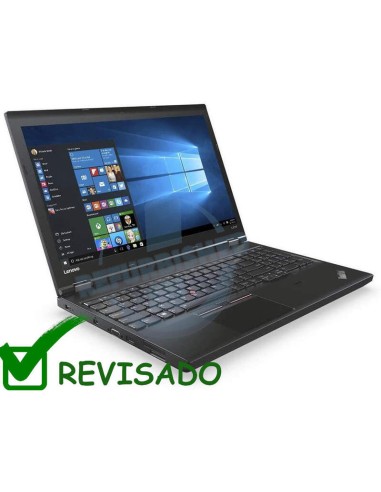 Portatil Reacondicionado Lenovo Thinkpad L570 I5-7200u 8gb 256gb Ssd 15.6"fhd W10p Instalado Teclado Español Negro 1 Año De...