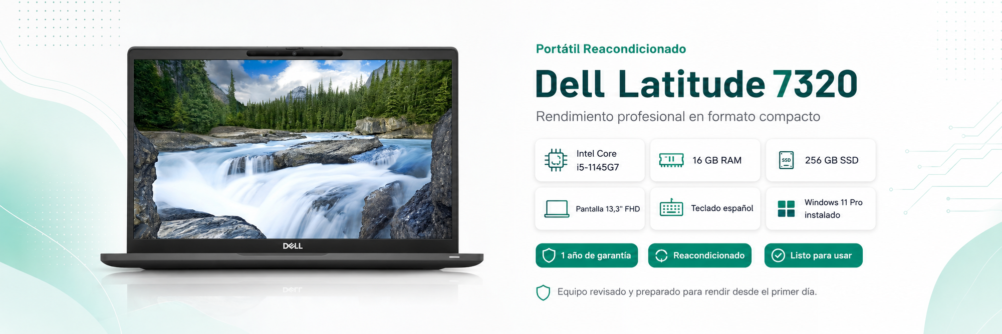 Dell Latitude 7320 I5-1145g7 16gb 256gb