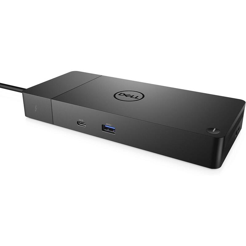 Docking Station Reacondicionado Dell Wd19  180w Negro 3 Usb-C 2 Dp 1 Hdmi 3 Usb 3.0 Rj45 Thunderbolt 3.0 Con Cargador 180w  K20a K20a001