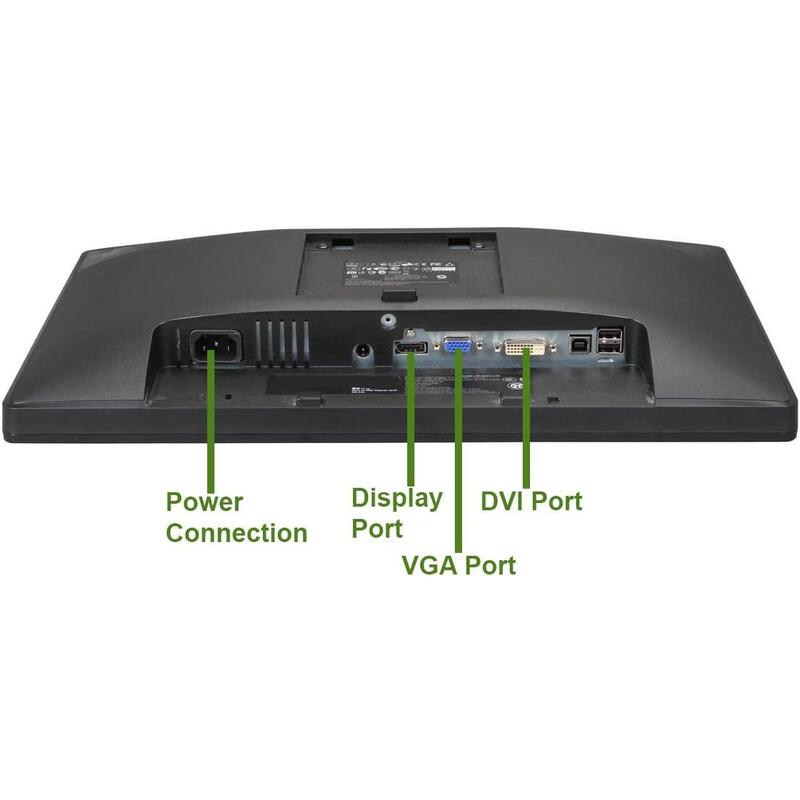 Monitor Reacondicionado Dell P1913t 19"  Xga+ Wide Vga Dp Dvi  Usb Negro    1 Año De Garantia