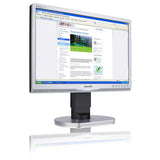 Monitor Reacondicionado Philips 19" 190b1cs/00 16:10 Vga Dvi Plata 1 Año De Garantia
