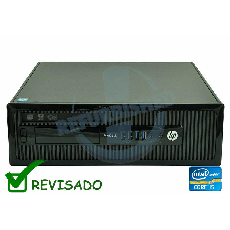 Pc Reacondicionado Hp Prodesk 400 G1 Sff I5-4130 8gb 480gb Ssd Dvd +/-R W11pro Instalado 1 Año De Garantia