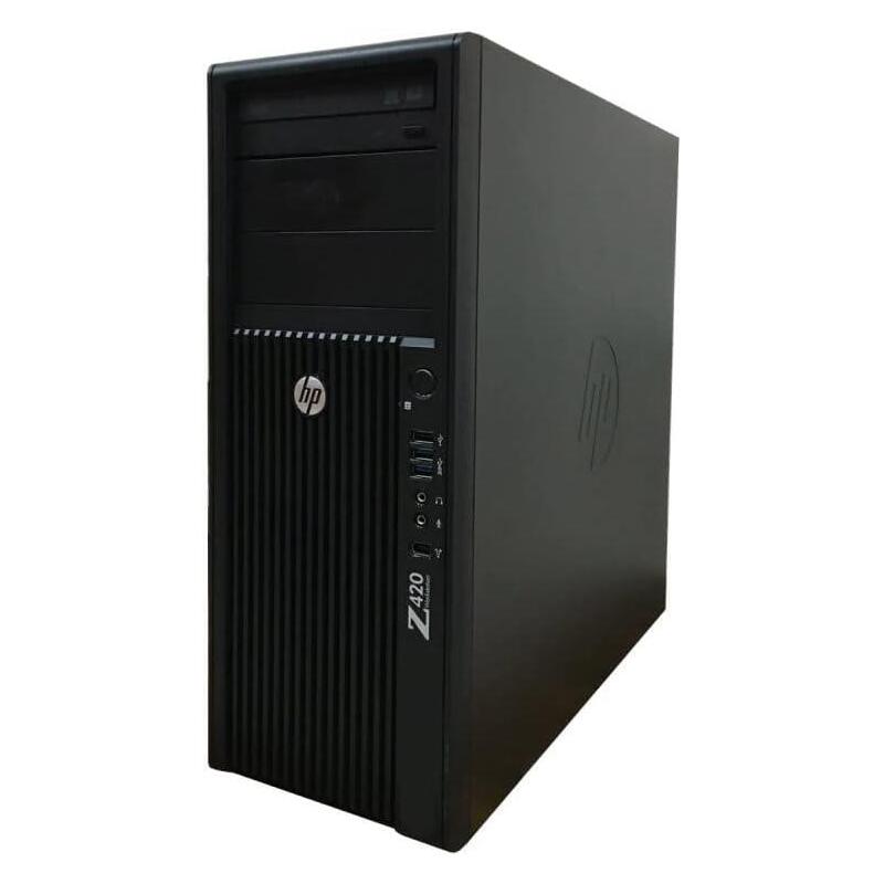 Pc Reacondicionado Hp Z420 Workstation Xeon E5-1603 V3 2.80 Ghz 512gb Ssd + 500gb Hdd 8 Gb Ram Nvidia Quadro 2000  Tower W11p Instalado 1 Año De Garantia