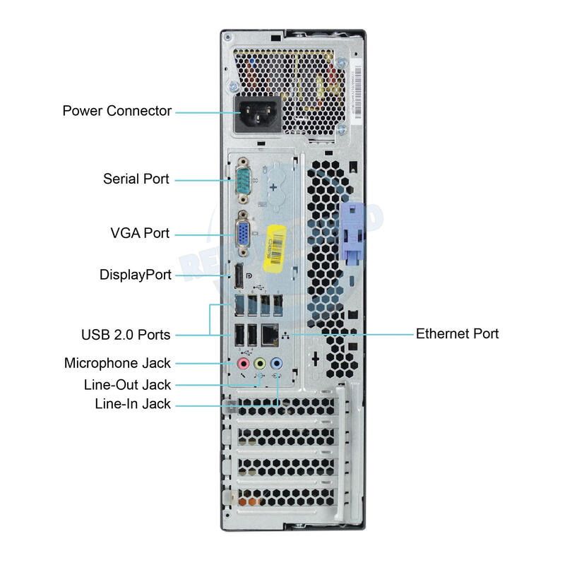 Pc Reacondicionado Lenovo M81 Sff I3 2130 4gb 250gb Odd Coa W7 6 Meses De Garantia