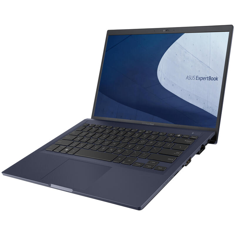 Portátil Reacondicionado Asus Expertbook B1 B1400 14" I5-1135g7 8gb 256gb, W.11 Pro Instalado Azul Metalico Teclado Español Deterioro Alto 1 Año De Garantia