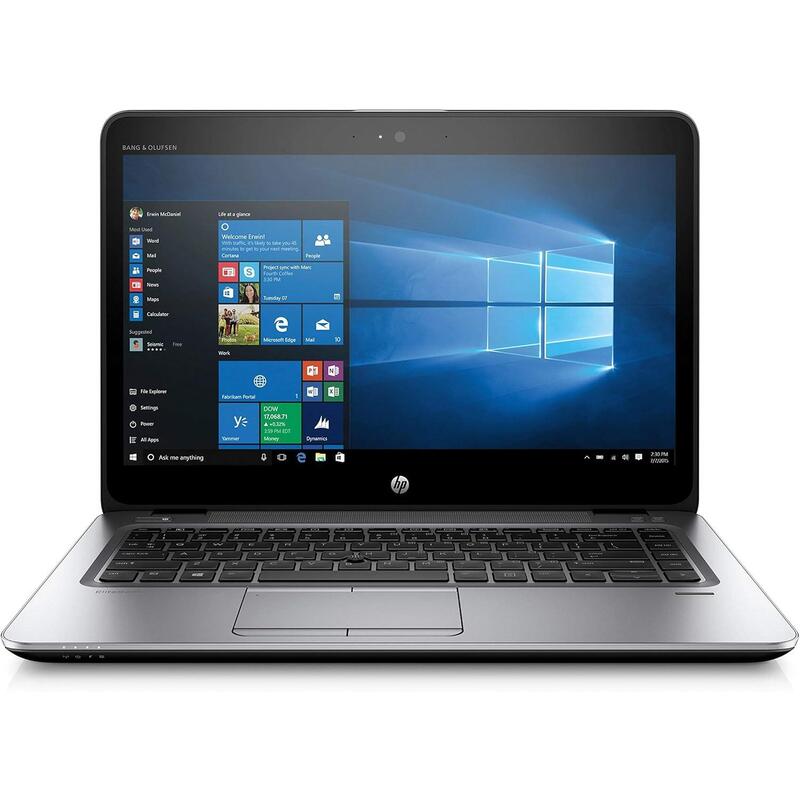 Portatil Reacondicionado Hp Elitebook 840 G3 I5-6300u 8gb 256gb Ssd 14"Hd W10 Pro Teclado Español  Grado B  No Funciona Webcam 1 Año De Garantia