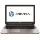 Portatil Reacondicionado Hp Probook 650 G1 I5-4200m 8gb  128 Gb Ssd 15,6" Hd W10pro Instalado Teclado Español 1 Año Garantia