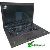 Portatil Reacondicionado Lenovo T450 I5-5300u 8gb 120 Gb-Ssd 14"Fhd W10pro  Instalado 1 Año De Garantia