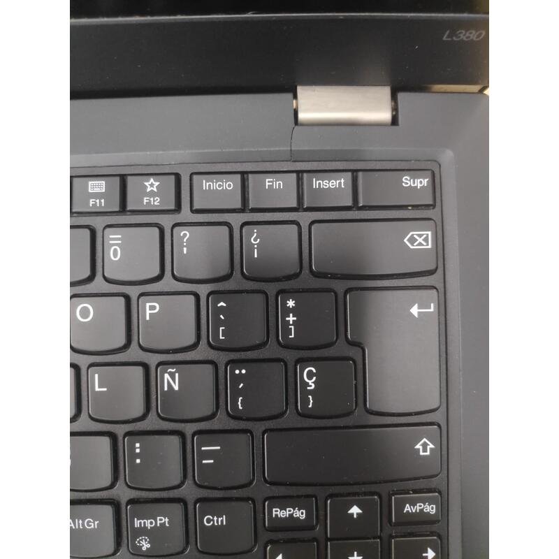 Portatil Reacondicionado Lenovo Thinkpad L380 I5-8250u 8gb 256gb Ssd 13.3" Fhd W11p Teclado Español Taras Leves 1 Año Garantia