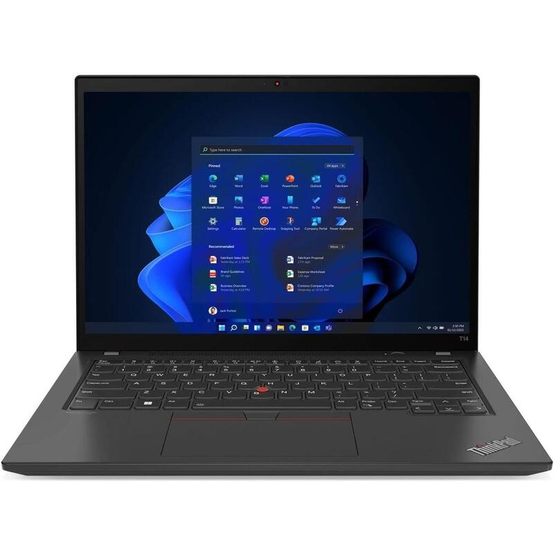 Portatil Reacondicionado Lenovo Thinkpad T14 Gen 3 I7-1265u 32gb Ram  512gb Ssd 14" Fhd Táctil W11p Instalado  Teclado Ingles 1 Año De Garantia