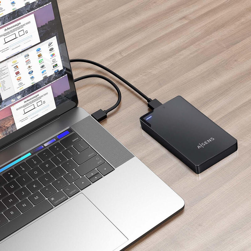 Reacondicionado Disco Duro Externo 320 Gb 2.5' Usb 3.1 Negro