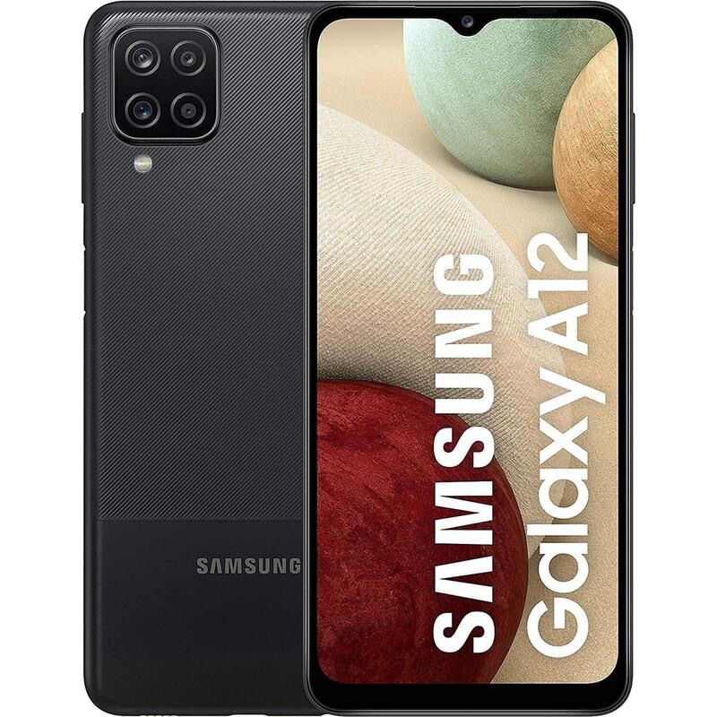 Smartphone Reacondicionado Samsung Galaxy A12 Sm- A127f/Dsn 3gb 32gb Negro 1 Año De Garantia