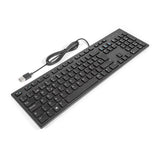 Teclado Reacondicionado Dell Kb216t Español (Qwerty) Negro Con Cable Usb  Orgxf3