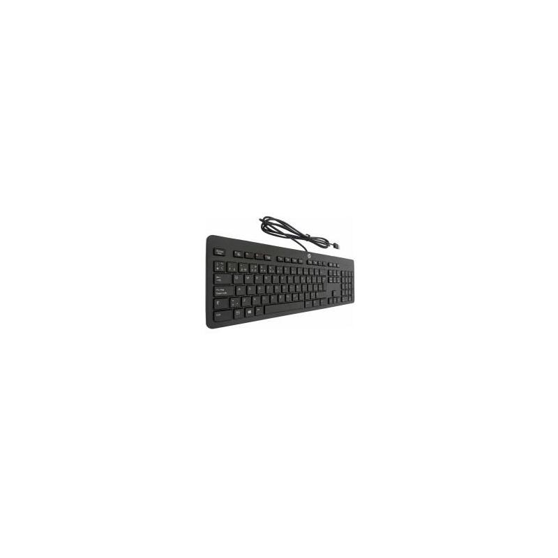 Teclado Reacondicionado Hp  Usb Slim Kb Ph0u Español (Qwerty) Negro Con Cable Usb   1 Año De Garantia