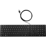 Teclado Reacondicionado Hp Wired Desktop 320k  Hsa-C001k Español (Qwerty) Negro Con Cable Usb L96909-071 1 Año  De Garantia